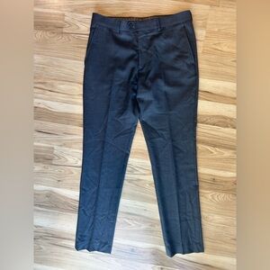 ORIGINAL PENGUIN By Munsingwear SIZE 33X34 Men's Dress Pants Blue Wool Blend